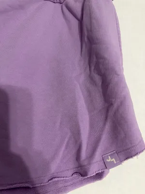 JoyLab Lavender Elastic Waist Drawstring Athletic Sweat Shorts thumbnail 2