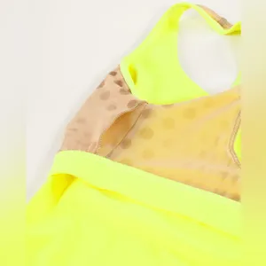 Lululemon Optimal Double Strap Cutout Back Tank Top in Ray‎ Neon Yellow Size 4 thumbnail 7