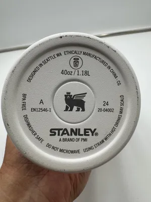 Stanley Quencher H2.0 FlowState 40 Oz Tumbler White Plaid Teal Handle Straw thumbnail 4