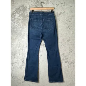 Pilcro High Rise Flare‎ Jeans Women's Size 29 Dark Wash Stretch Denim Pants thumbnail 3