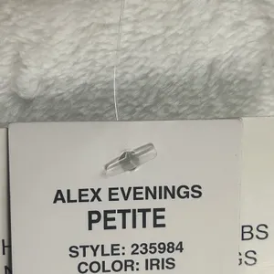 Alex Evenings Petite Iris Purple Rhinestone Trim Bolero Jacket 16P NEW thumbnail 5