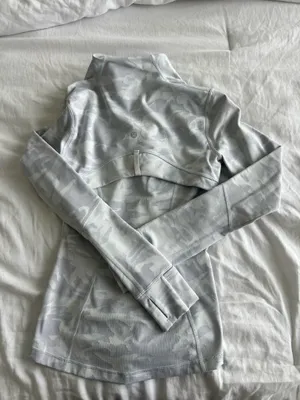 Lululemon Light Gray Camo Define Jacket  thumbnail 3