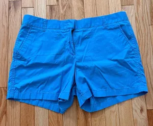 J. Crew Vibrant Blue Women's Bermudas thumbnail 1