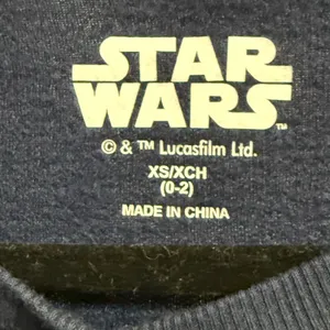 Star Wars Navy Baby Yoda Pajama Lounge Sweatshirt Top “But First, Snacks!”‎ XS thumbnail 3