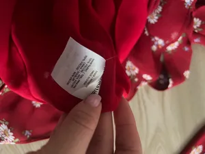 Reformation Cammi Red Floral Mini Dress Cassia 6 thumbnail 8