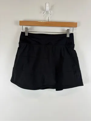 Lululemon Pace Rival Skirt (Tall) *4-way Stretch 15" Black Women's Size 2 W8AACT thumbnail 2
