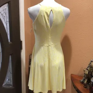 Bar III yellow sleeveless NWT dress thumbnail 5