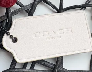 COACH White Leather HangTag - KAJ thumbnail 1