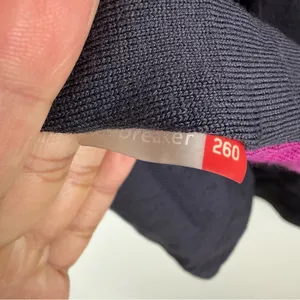 Icebreaker Women's Bodyfit 260 Merino Wool 1/4 Zip Base Layer Size Medium thumbnail 5