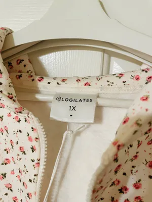 NWT! Blogilates Target X - Women's Marshmallow Full Zip Hooded Sweatshirt - 1X thumbnail 5