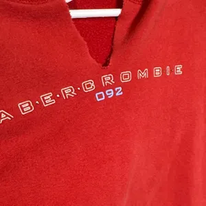Vintage late 90s early Y2K Abercrombie & Fitch Vibrant Red Top thumbnail 3