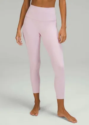 Lululemon Align High-Rise Pant 25" Double Lined Nulu in Pink Peony W5CTCS thumbnail 2