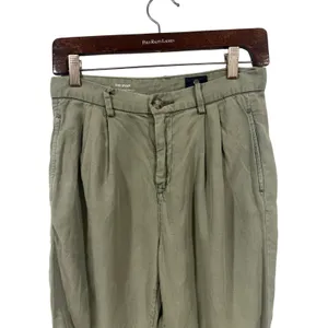 Women’s AG Adriano Goldschmied The Evan Khakis Green 25R Minimalist Preppy thumbnail 3