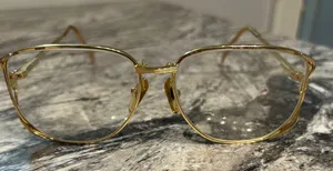 Elegant Gold Frame Glasses thumbnail 1