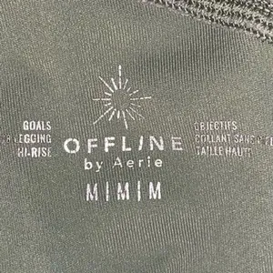 OFFLINE by Aerie‎ Goals Legging Women Medium Sage Hi-Rise Athleisure Sporty thumbnail 2