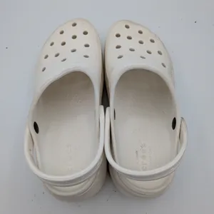 Crocs Classic Platform Clog White Platform Sandals‎ Womens 10 Chunky 206302-100 thumbnail 6