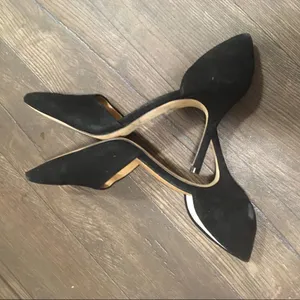 J Crew black suede heels Black Size 8.5 thumbnail 5