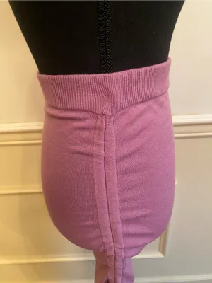 REVOLVE Lovers + Friends Lilac Purple Drawstring Midi Skirt Cinched Sides thumbnail 3