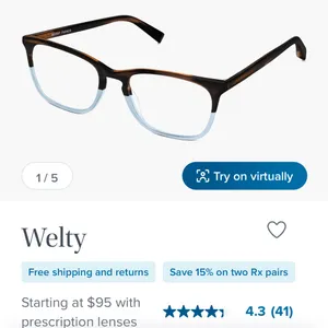 Warby Parker Welty Glasses Frames thumbnail 6