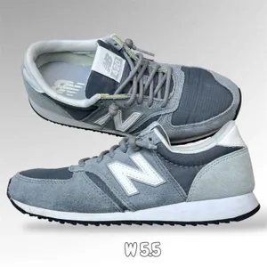New Balance 420 Grey Suede Ripstop Sneakers Womens 5.5 WL420CRD thumbnail 3