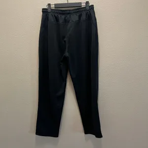 Champion Authentic Athleticwear Sweatpants Black Wide Baggy Pull-On Sz M thumbnail 3