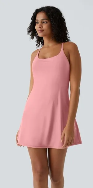 Halara SoftlyZero Plush Backless Active Mini Dress Medium thumbnail 1