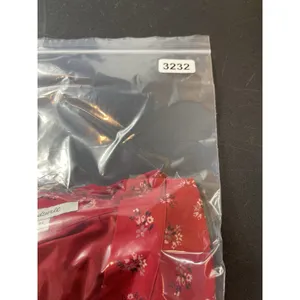 Madewell XL Red Ditsy Floral Babydoll Blouse Sheer Long Sleeve Boho Cottagecore thumbnail 14