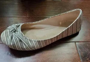 Time & tru flats size 7.5 black and white thumbnail 1