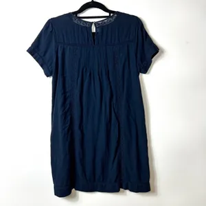 Abercrombie & fitch‎ blue embroidered dress with pockets women’s small thumbnail 10