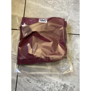 Halara NWOT Burgundy Button Front Athletic Skort with Pockets Womens L Wine Red thumbnail 7