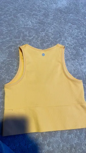 90 Degrees by Reflex yellow crop tank top thumbnail 1