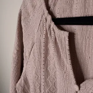 Frye Women's Textured Peasant Dusty Rose Top Aztec Pattern‎ Blouse Medium Boho thumbnail 7