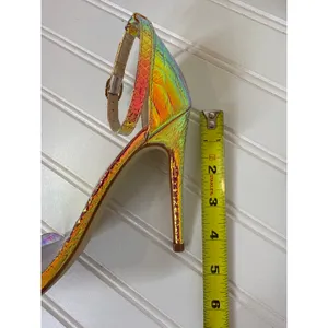 Anne Michelle Exception Iridescent Stiletto Heels Mermaid Scale Pointed Size 5.5 thumbnail 7