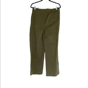NWOT GAP High Rise Barrel Khaki Pant Dark Olive Green SZ-8 thumbnail 4