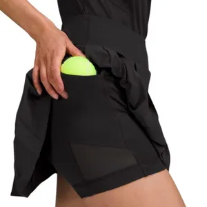 Lululemon Side-Pleat High-Rise Tennis Skirt Black size 4 thumbnail 5