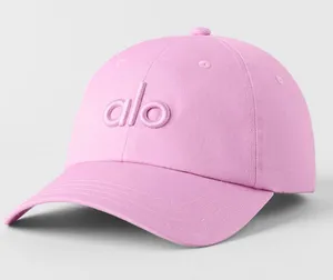 ALO Yoga NWT Off Duty Cap Hat Candy Heart Pink One Size Adjustable Back thumbnail 1