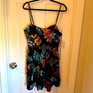 Pacific Vibes Tropical Floral Sleeveless Dress – Size XL – New With Tags thumbnail 3