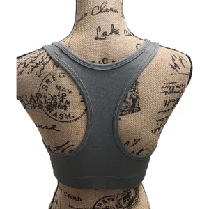 Nike Sports Bra Gray Medium‎ Support Workout Fitness Athletic Gym Activewear thumbnail 3