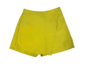 Sincerely Jules Chartreuse Skort S Wrap Mini High Waist Tenniscore Y2K thumbnail 1