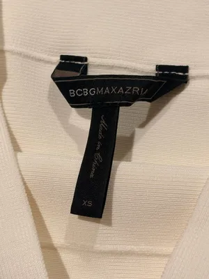 BCBGMAXAZRIA Skirt Bandage White thumbnail 3