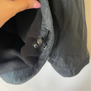 Carhartt Fleece Lined Hooded Full Zip Nylon Coat Black Size XL thumbnail 6