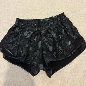 Lululemon Black Metallic Hotty Hot Shorts thumbnail 1