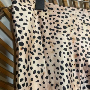 Petal and Pup Women’s Asymmetrical Satin Cheetah Print Midi Skirt Glam Flowy thumbnail 5