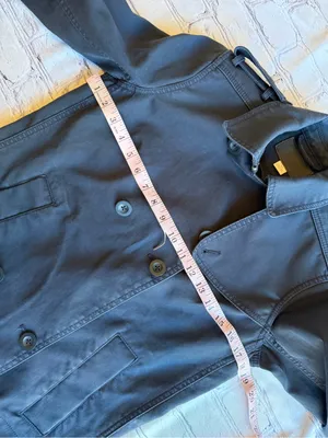 Fossil Military Utility Barn Field Navy Womens XS Chore Outdoor Fall Button Down thumbnail 9