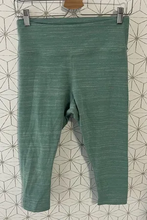 Nobull Marled Teal Crop Legging thumbnail 1