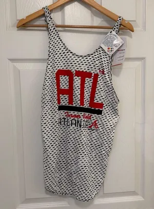 NWT Under Armour Atlanta Braves Limitless Show Me Tank Top thumbnail 1