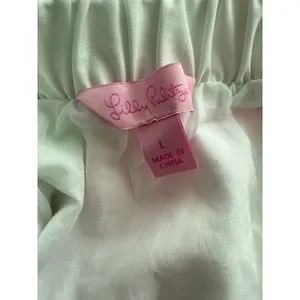 Lilly Pulitzer Colorblock Stripe Mimosa Skirt Scallop Hem Pockets Size‎ Large thumbnail 6