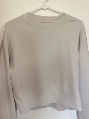 lululemon softstreme crewneck cream sweater thumbnail 1
