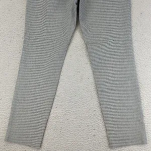 Banana Republic Sloan Striped Ankle Pants Women‎ Size 6 Cotton Stretch Preppy thumbnail 6