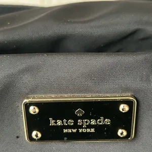 Kate Spade Kaylie Baby Bag Classic Black Nylon Tote Diaper Bag thumbnail 3
